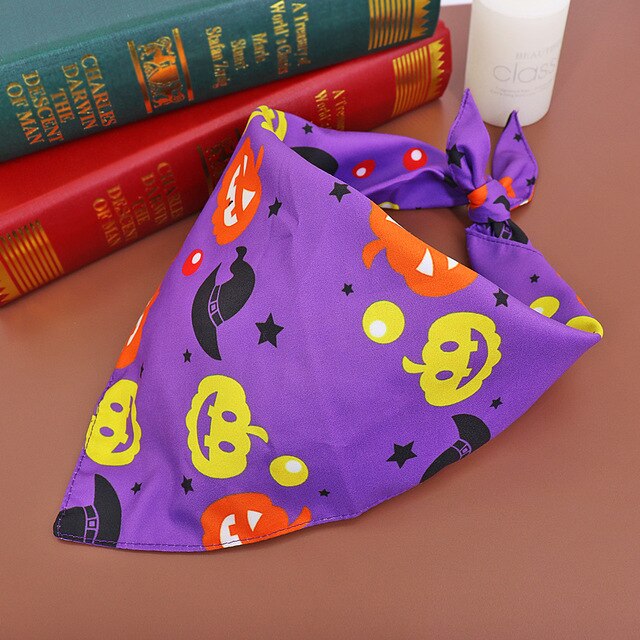 Dog Halloween Collar Bandana