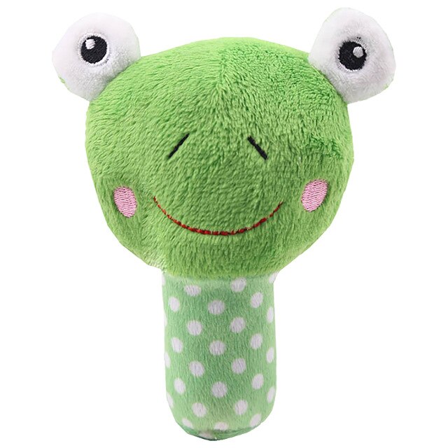 Squeaky Red Blue Pig Green Frog Puppy Chew Toy