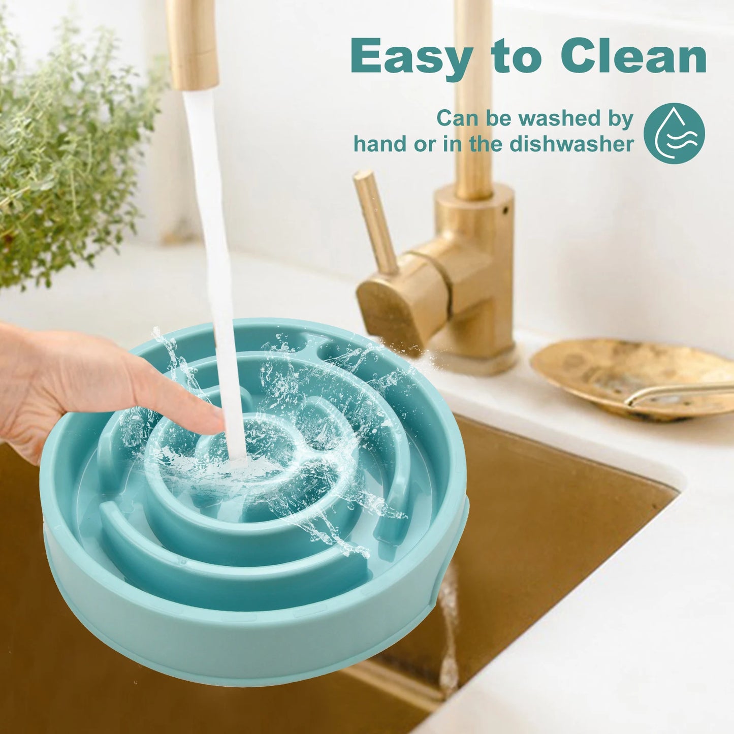 Maze-Style Slow Feeder Bowl For Pets