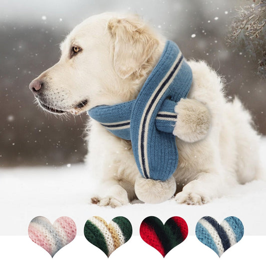 Dog Pet Woolen Neck Scarf