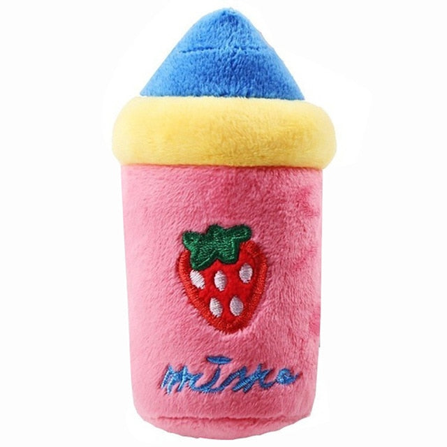 Mini Cartoon Plush Pet Toy
