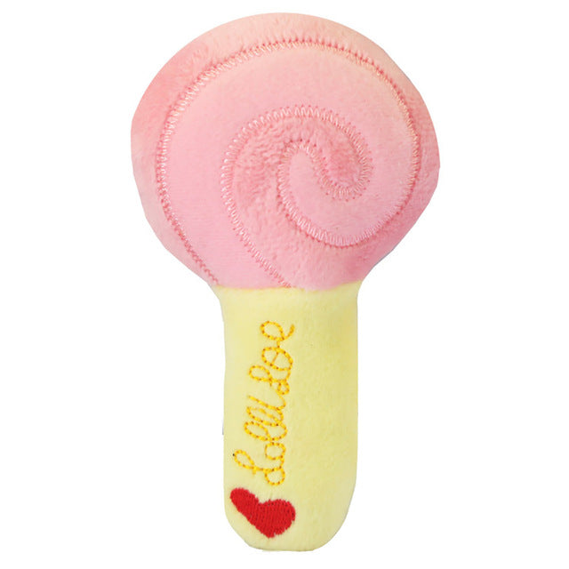 Mini Cartoon Plush Pet Toy