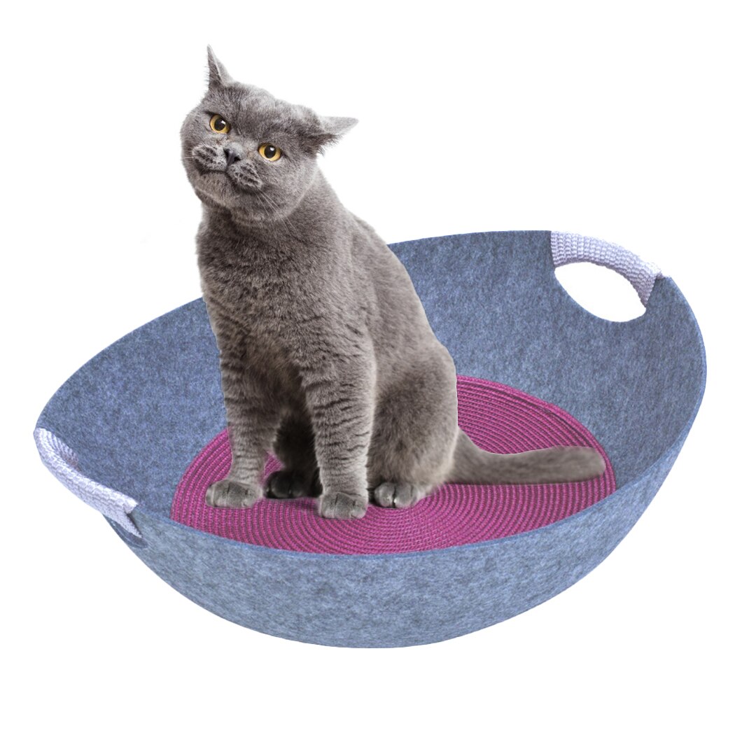 Felt Cat Dog Sleeping Bed