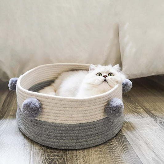 Nordic Pure Cotton Pet House Bed
