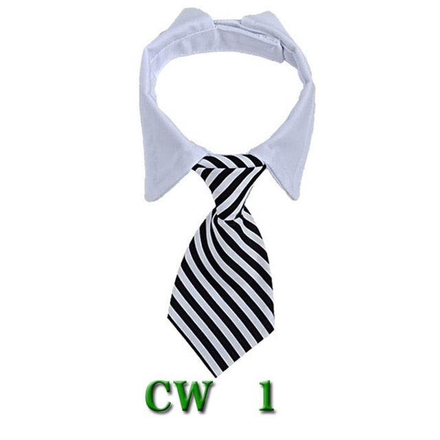 16 Styles Cat Adjustable Striped Tie for Small Medium Cat