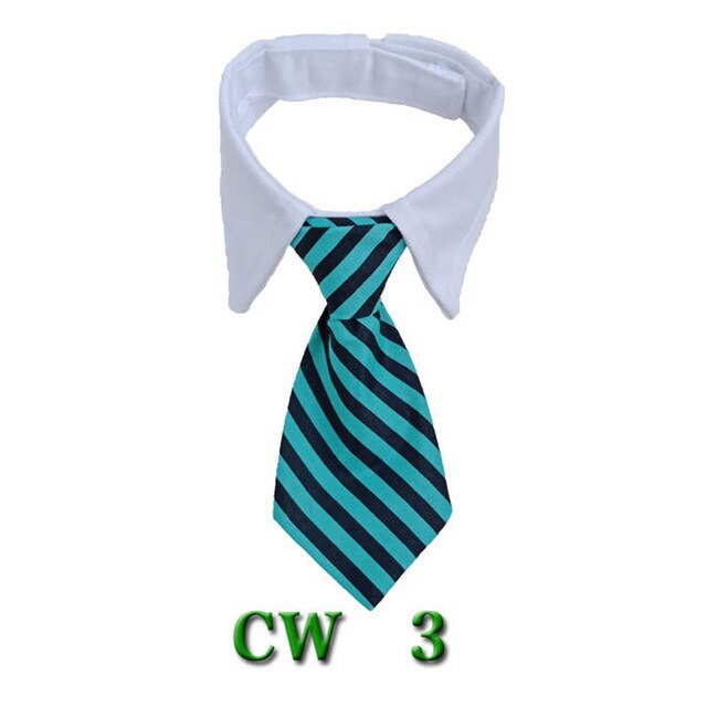 16 Styles Cat Adjustable Striped Tie for Small Medium Cat