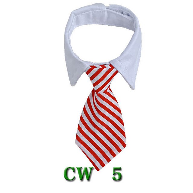 16 Styles Cat Adjustable Striped Tie for Small Medium Cat
