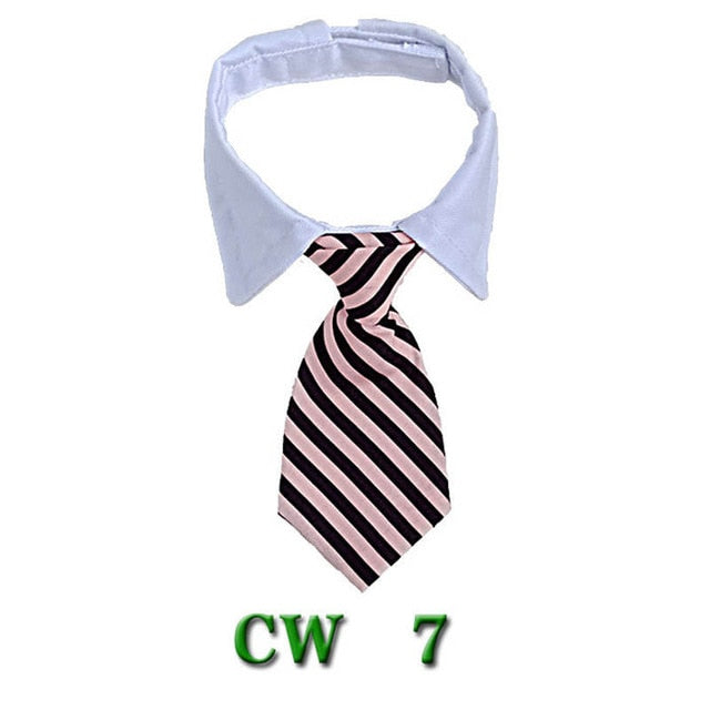 16 Styles Cat Adjustable Striped Tie for Small Medium Cat