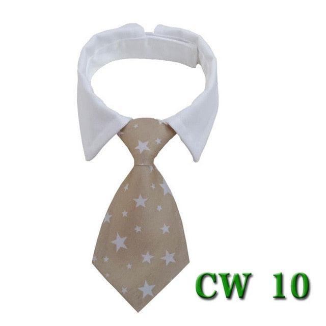 16 Styles Cat Adjustable Striped Tie for Small Medium Cat