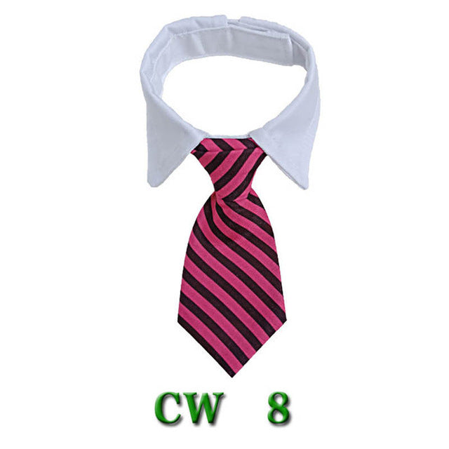 16 Styles Cat Adjustable Striped Tie for Small Medium Cat
