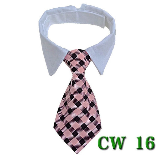 16 Styles Cat Adjustable Striped Tie for Small Medium Cat