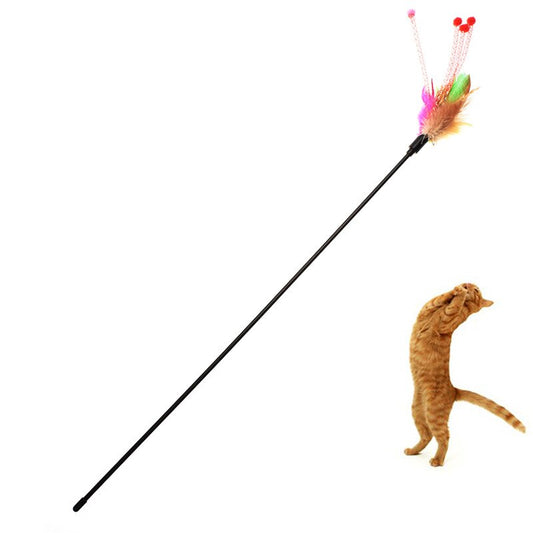 1 Piece Colorful Feather Pet Cat Toys