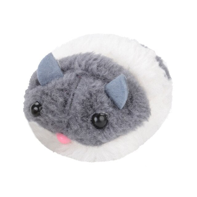 Creative Bite-Resistant Mice Shape Vibrating Moving Cat Interactive Toy