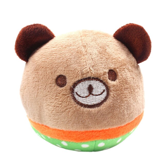 Puppy Chew Squeaker Sound Plush Bite Resistant Plush Dog Chew Toy