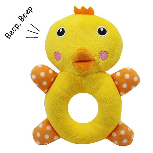 Cartoon Chicken Rabbit Frog Pet Bite Toy
