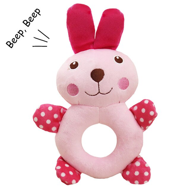 Cartoon Chicken Rabbit Frog Pet Bite Toy