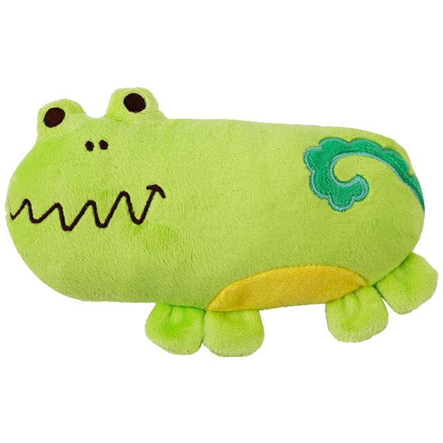 Squeaky Red Blue Pig Green Frog Puppy Chew Toy