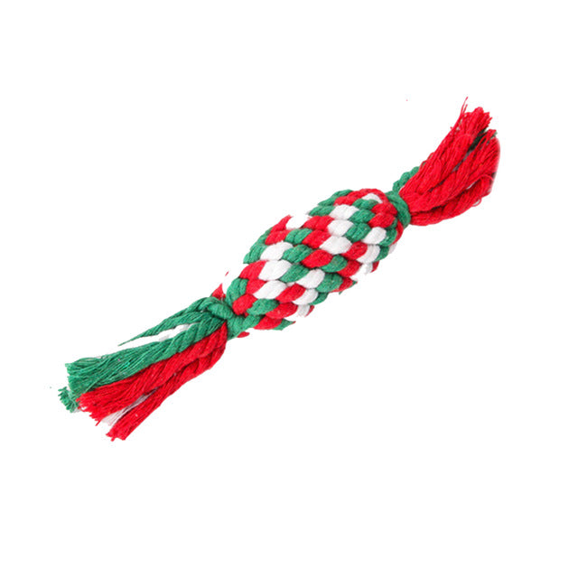 Rope Toy Weaving Duck Shape Bite-Resistant Dog Teething Toy