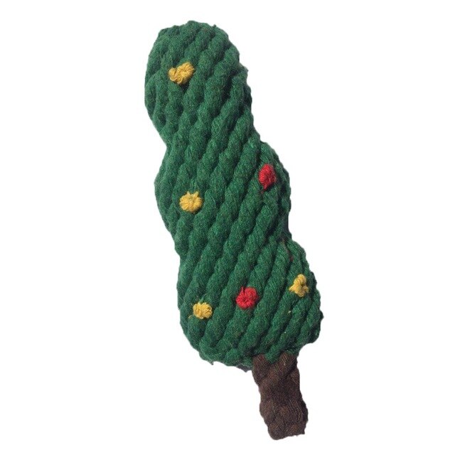 Rope Toy Weaving Duck Shape Bite-Resistant Dog Teething Toy