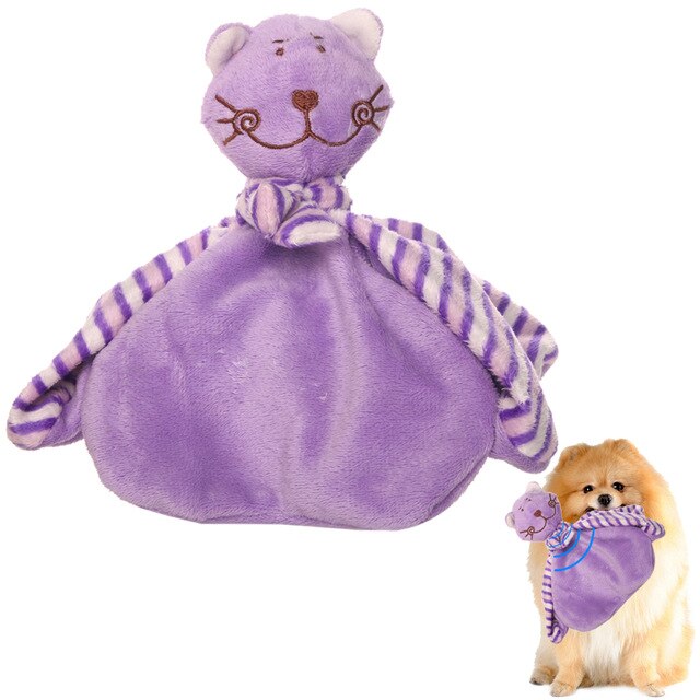 Pet Puppy Chew Plush Cartoon Animals Chick Rabbit Mouse Shape Squeaky Plush Dog Toy