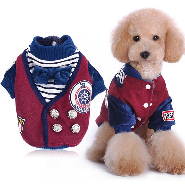 British Gentleman Style Dog Coat