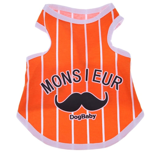 Stripe Beard Puppy Dog Cat Shirt