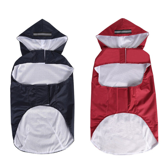 Dog Reflective Waterproof Dog Raincoat