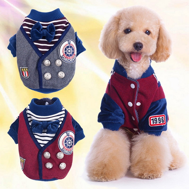 British Gentleman Style Dog Coat