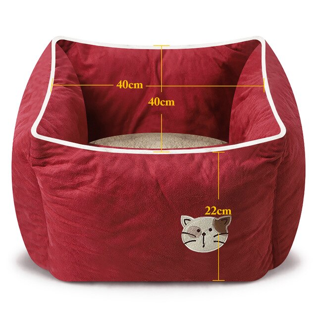 Warm Nest Soft Fleece Deep Sleep Windproof Pet Bed